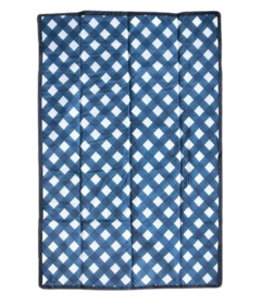 Little Unicorn Outdoor Blanket Navy Plaid