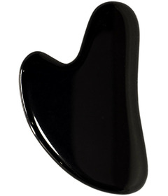 Happy Obsidian Heart Shaped Gua Sha