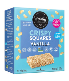 Healthy Crunch Rice Crispy Squares Vanilla