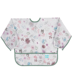 Bumkins Sleeved Bib Floral
