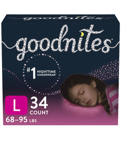 Huggies GoodNites Youth Pants For Girls Giga Pack