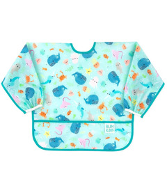 Bumkins Sleeved Bib Ocean Life